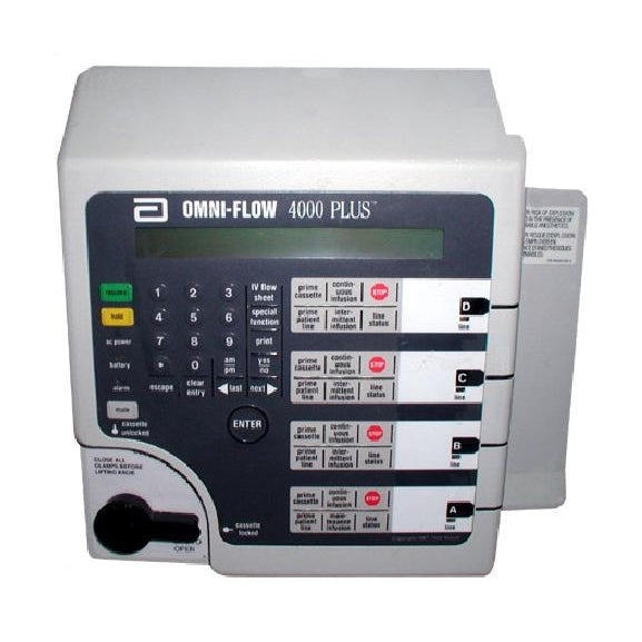 Abbott Laboratories-Abbott Omni-Flow 4000 Plus Infusion Pump, Recertified-MedTech-1